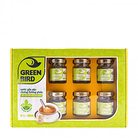 Nước yến bổ dưỡng GREENBIRD yến sào chưng đường phèn (Hộp 6 hủ x 72g)