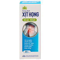 Nhất Nhất dung dịch xịt họng hỗ trợ làm giảm nhanh ngứa họng, ho chai 20ml
