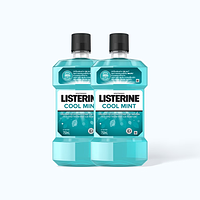 Listerine bộ đôi nước súc miệng Cool Mint chai 750ml