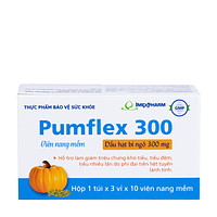 Imexpharm Pumflex 300 giảm triệu chứng tiểu đêm hộp 3 vỉ x 10 viên