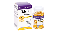 Healthy Life Fish Oil Omega 3 Hỗ Trợ Sức Khỏe Tim Mạch 100 Viên