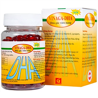 Vinaga DHA Bổ Sung DHA Từ Dầu Gấc Hỗ Trợ Sức Khỏe Não 100 Viên