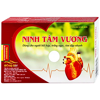 Ninh Tâm Vương Hồng Bàng dùng cho người hồi hộp, trống ngực, tim đập nhanh (hộp 30 viên)