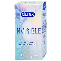 Durex Invisible Extra Thin Extra Sensitive siêu mỏng, vừa vặn và ôm sát (10 cái)