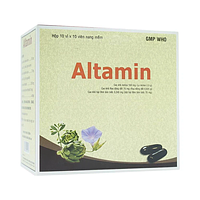 Altamin  hỗ trợ điều trị suy giảm chức năng gan, viên nang mềm (10VI X 10VIEN)