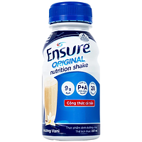 Abbott Ensure Original sữa nước hương vani 237ml lốc 6 chai