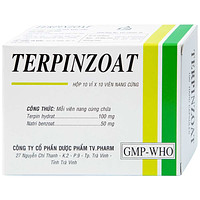 Terpinzoat TV.PHARM (100 viên) được sử dụng để làm loãng đờm và điều trị các triệu chứng ho.