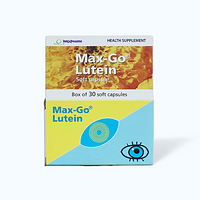 Viên uống Imexpharm Max Go Lutein Hỗ trợ giảm triệu chứng khô mắt (Hộp 30 viên)