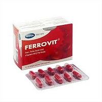 Thuốc Ferrovit MEGA We care điều trị thiếu máu do thiếu sắt (5 vỉ x 10 viên)