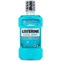 Listerine Cool Mint bảo vệ khoang miệng suốt 24h khỏi vi khuẩn hôi miệng, mảng bám, viêm nướu (750ml)