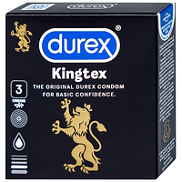 Durex kingtex bao cao su hộp 3 cái