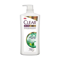 Dầu Gội CLEAR Bạc Hà Mát Lạnh Sạch Gàu (chai 630g)