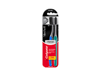 Bộ 2 bàn chải Colgate SlimSoft Charcoal than hoạt tính kháng khuẩn siêu mềm mảnh