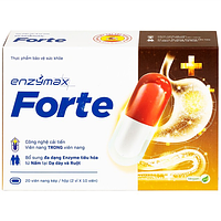 Enzymax Forte hỗ trợ tiêu hóa, giúp giảm chứng đầy bụng khó tiêu (Hộp 20 viên)