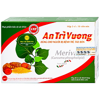 Hồng Bàng Meriva An Trĩ Vương hỗ trợ giảm trĩ hộp 3 vỉ x 10 viên