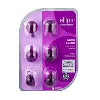 Serum Dưỡng Tóc ELLIPS Dành Cho Tóc Nhuộm Nutri Color (vỉ 6 viên)