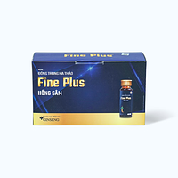 Fine Plus Nước uống đông trùng hạ thảo hồng sâm hỗ trợ tăng cường cơ thể (Hộp 50ml x 10 chai)