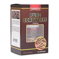 PHARMEKAL PURE CORDYCEPS 1000MG  DONG TRUNG HA THAO  (HOP/60V)