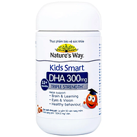 Nature's Way Kids Smart DHA 300mg Triple Strength hỗ trợ sức khỏe não bộ ( Hộp 50 viên)