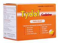 Viên nang Tydol codeine 500mg/8mg giảm đau cấp tính ở mức độ trung bình (10 vỉ x 10 viên)