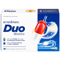 Enzymmax Duo Bioics tăng cường tiêu hóa, bổ sung lợi khuẩn (Hộp 2 Vỉ x 10 viên)
