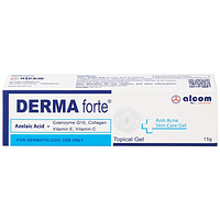Derma Forte Advanced gel hỗ trợ giảm mụn mờ thâm tuýp 15g