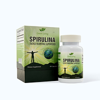 Nature Gift Green Living Spirulina bổ sung vitamin và khoáng chất hộp 60 viên