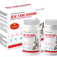 Ích Tâm Khang tăng cường sức khoẻ tim mạch hộp 2 lọ x 90 viên