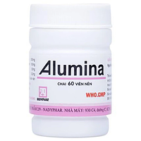 Alumina hỗ trợ viêm loét dạ dày ( Hộp 60 Viên )
