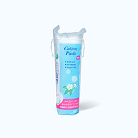 Bông tẩy trang Jomi giúp tẩy trang, lau sạch các bụi bẩn (Túi 80 miếng)