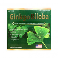 Ginko Biloba MEDIUSA giúp tăng cường tuần hoàn não (Hộp 100 viên)