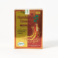Homibipha Ginseng softcap tăng cường sức khoẻ, giảm mệt mỏi hộp 12 vỉ x 5 viên