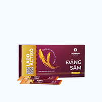 Ladophar nước uống actiso đảng sâm bồi bổ cơ thể hộp 10 gói