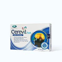 Megapharco Cerevit Fort hỗ trợ tuần hoàn máu não (Hộp 30 viên)
