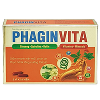 Phaginvita hỗ trợ tăng cường sức khoẻ, giảm mệt mỏi hộp 2 vỉ x 15 viên