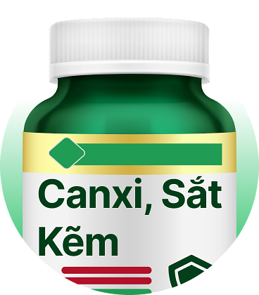 Canxi, Sắt, Kẽm